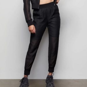 Good American sheer jogger pants